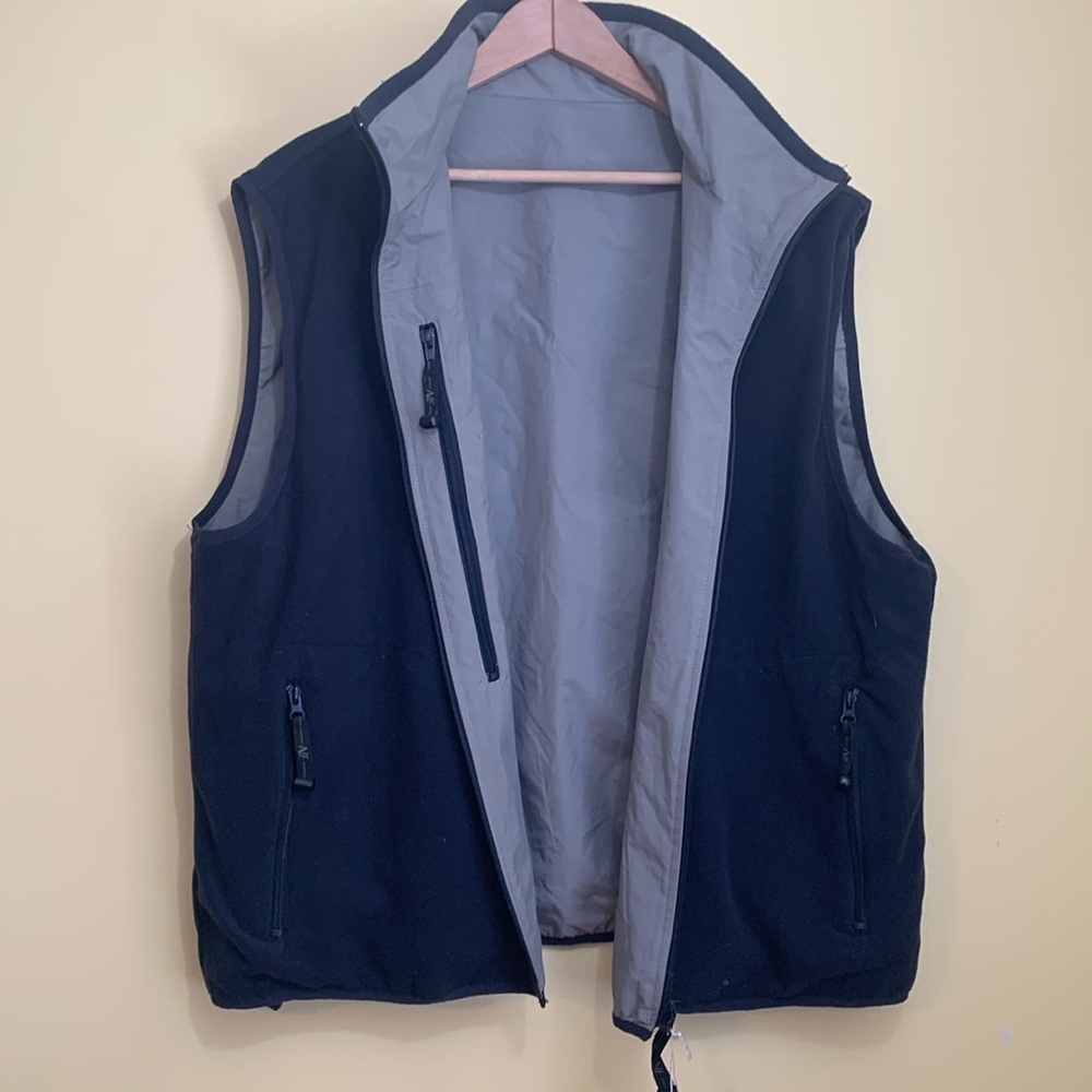 North End NWT Fleece Nylon Reversible O’Brien Bros Pub Tours Ezem Zipper Vest XL - Picture 16 of 17